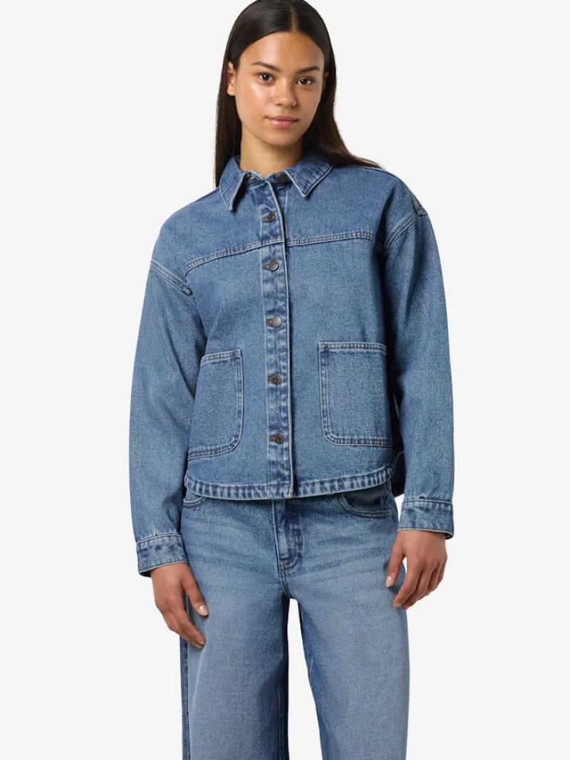 Noisy May Jacken*NMKETTIE L/S REG DNM JCKET VI557MB NOOS Medium Blue Denim