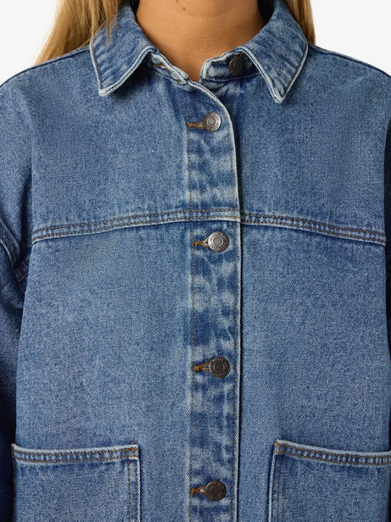 Noisy May Jacken*NMKETTIE L/S REG DNM JCKET VI557MB NOOS Medium Blue Denim