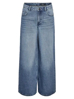 Noisy May Jeans*NMKETTIE MW WIDE JEANS VI557MB NOOS Medium Blue Denim