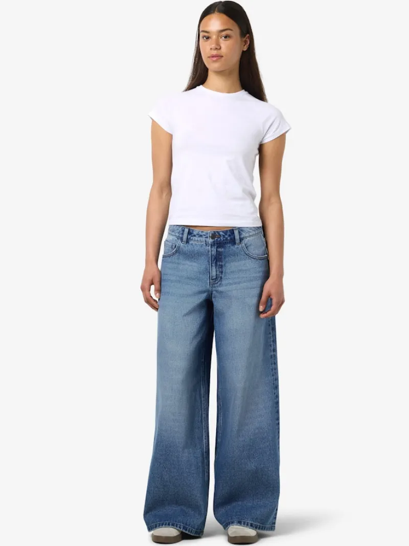 Noisy May Jeans*NMKETTIE MW WIDE JEANS VI557MB NOOS Medium Blue Denim