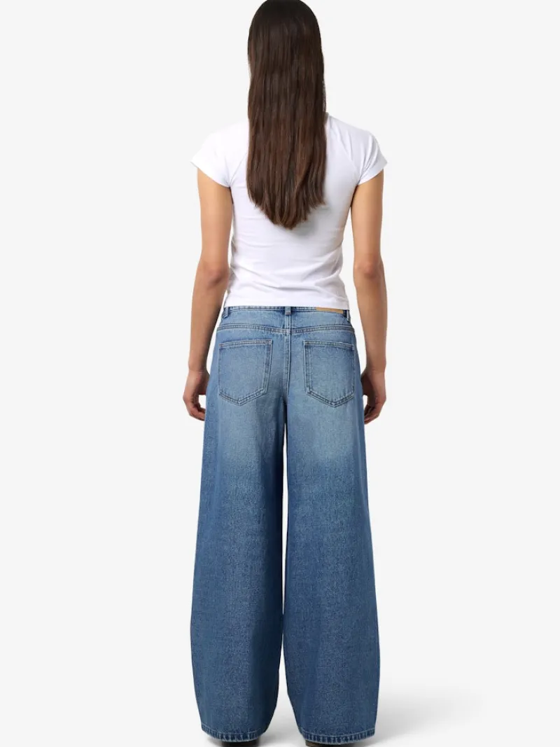 Noisy May Jeans*NMKETTIE MW WIDE JEANS VI557MB NOOS Medium Blue Denim