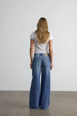 Noisy May Jeans*NMKETTIE MW WIDE JEANS VI557MB NOOS Medium Blue Denim