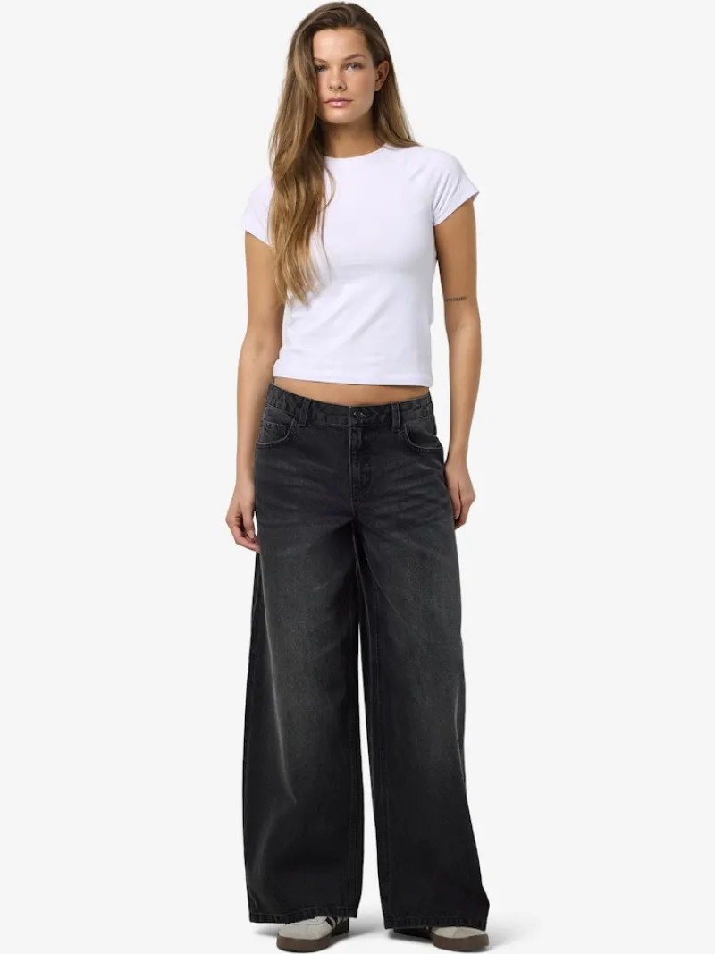 Noisy May Jeans*NMKETTIE NW WIDE LEG JEANS VI559BL NOOS Black Denim