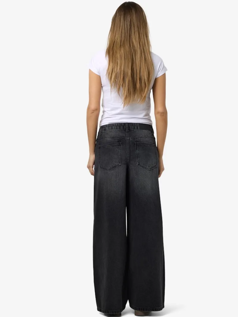 Noisy May Jeans*NMKETTIE NW WIDE LEG JEANS VI559BL NOOS Black Denim