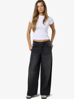 Noisy May Jeans*NMKETTIE NW WIDE LEG JEANS VI559BL NOOS Black Denim