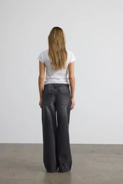 Noisy May Jeans*NMKETTIE NW WIDE LEG JEANS VI559BL NOOS Black Denim