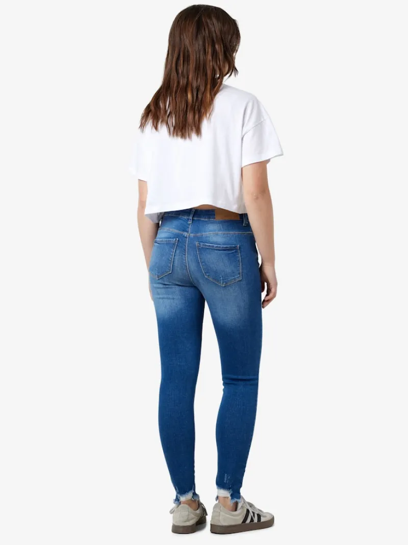 Noisy May Jeans*NMKIMMY NW DESTROY ANK SKNY AZ369DB NOOS Dark Blue Denim