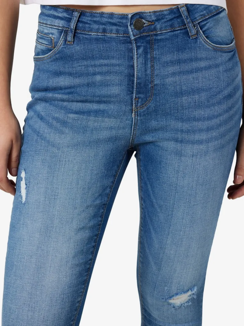 Noisy May Jeans*NMKIMMY NW DESTROY ANK SKNY AZ369DB NOOS Dark Blue Denim