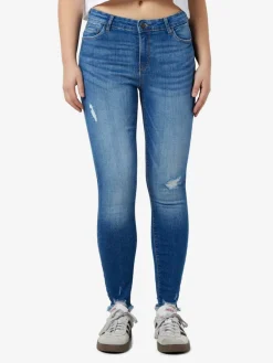 Noisy May Jeans*NMKIMMY NW DESTROY ANK SKNY AZ369DB NOOS Dark Blue Denim