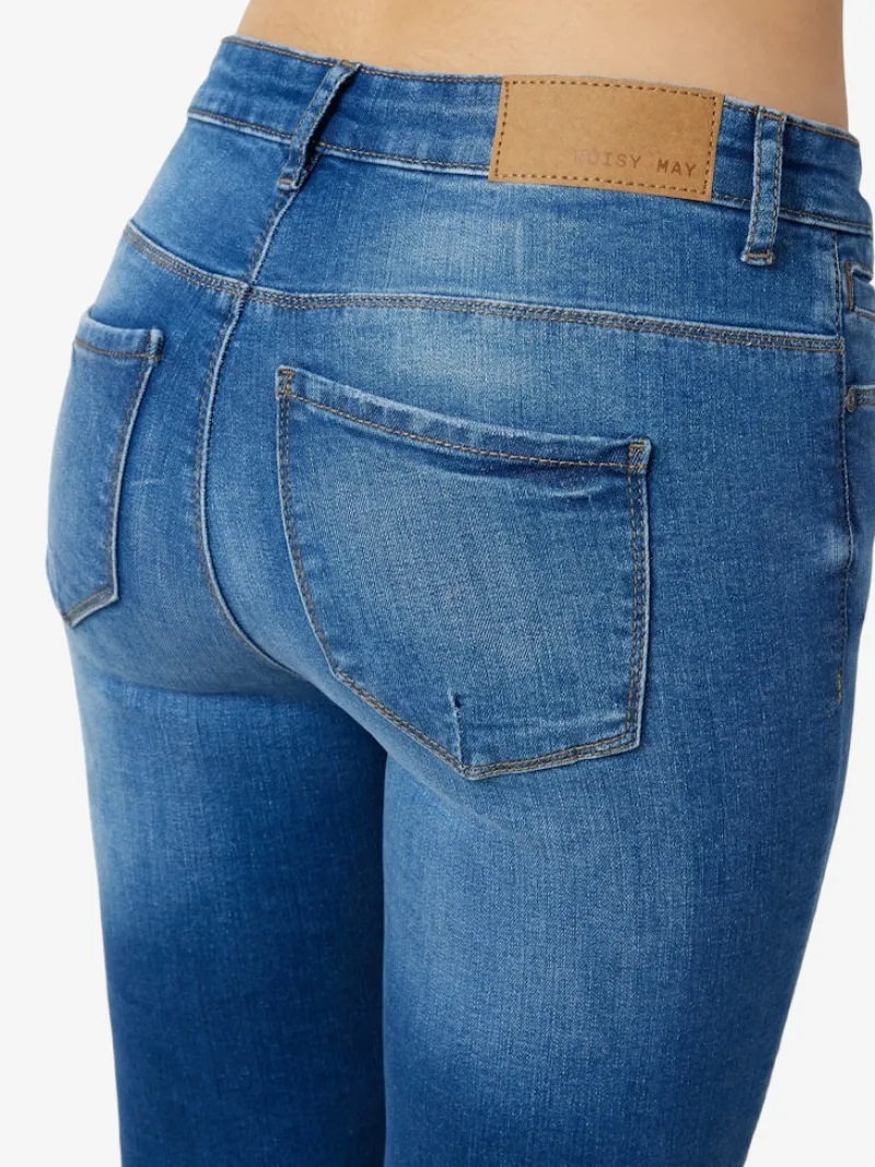 Noisy May Jeans*NMKIMMY NW DESTROY ANK SKNY AZ369DB NOOS Dark Blue Denim