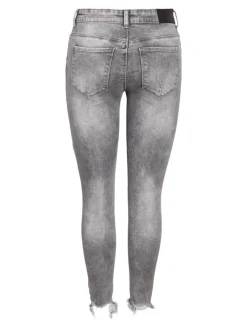Noisy May Jeans*NMKIMMY NW DESTROY ANK SKNY AZ368MG NOOS Medium Grey Denim
