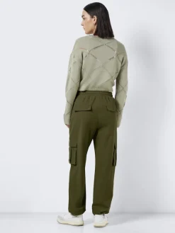 Noisy May Hosen*NMKIRBY HW CARGO PANTS WVN NOOS grün1