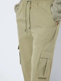 Noisy May Hosen*NMKIRBY HW CARGO PANTS WVN NOOS grün2