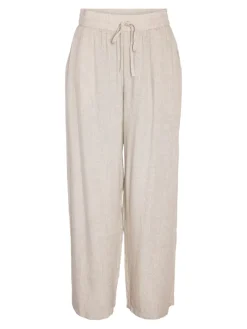 Noisy May Hosen*NMLEILANI NW LOOSE PANTS WVN NOOS Natural