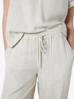 Noisy May Hosen*NMLEILANI NW LOOSE PANTS WVN NOOS Natural