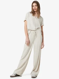 Noisy May Hosen*NMLEILANI NW LOOSE PANTS WVN NOOS Natural