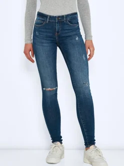 Noisy May Jeans*NMLUCY NW DEST SKNNY JEANS AZ155MB NOOS Medium Blue Denim