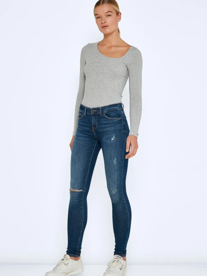 Noisy May Jeans*NMLUCY NW DEST SKNNY JEANS AZ155MB NOOS Medium Blue Denim