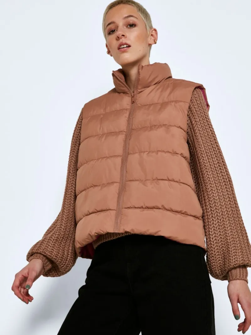 Noisy May Westen*NMMARCUS VEST NOOS beaver fur