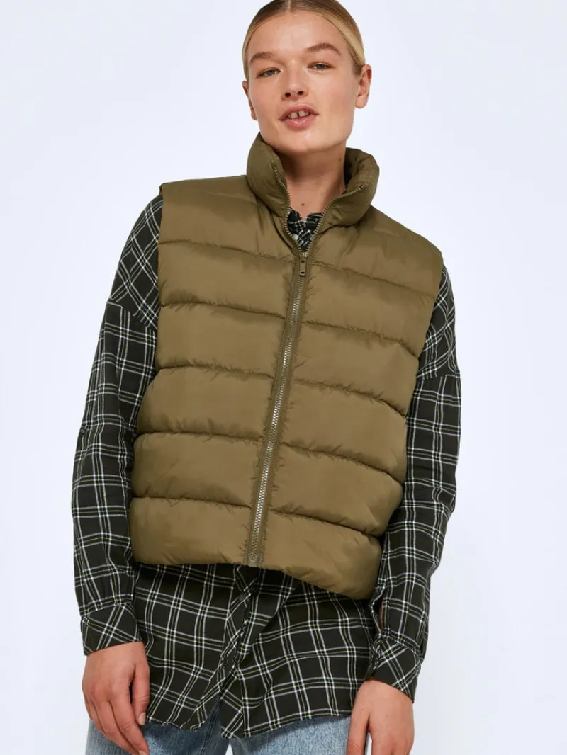 Noisy May Westen*NMMARCUS VEST NOOS burnt olive
