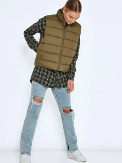 Noisy May Westen*NMMARCUS VEST NOOS burnt olive