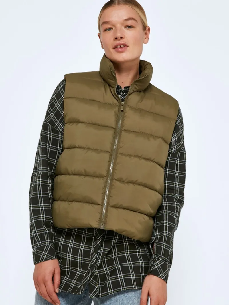 Noisy May Westen*NMMARCUS VEST NOOS burnt olive