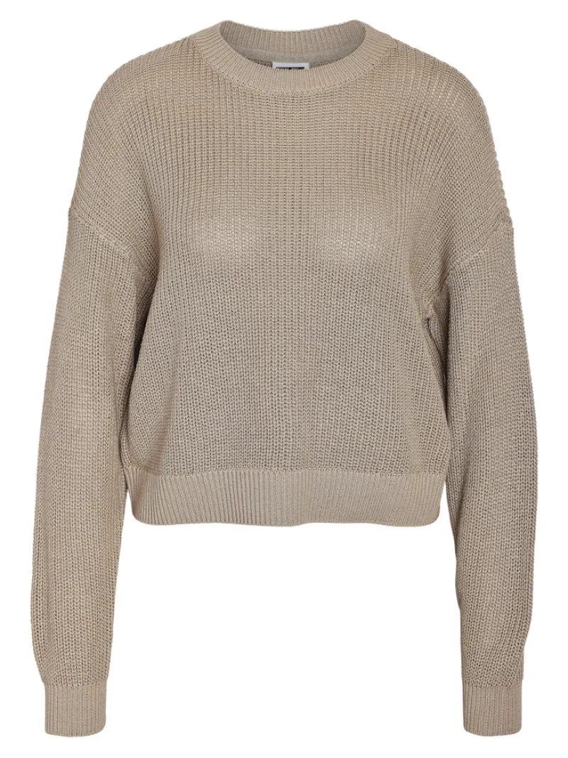 Noisy May Pullover & Sweatshirts*NMMAYSA L/S O-NECK KNIT NOOS aluminum