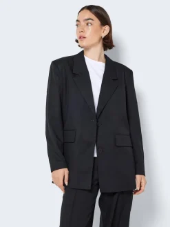 Noisy May Jacken*NMMILLA L/S BLAZER NOOS Black