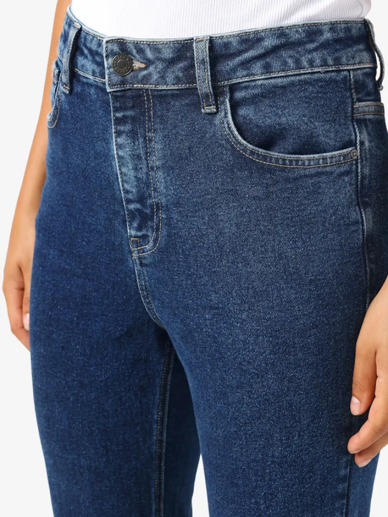 Noisy May Jeans*NMMONI HW ANK JEANS AZ365DB FWD NOOS Dark Blue Denim