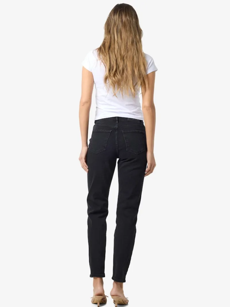 Noisy May Jeans*NMMONI HW ST ANK BLACK JEANS FWD FNOOS Black Denim