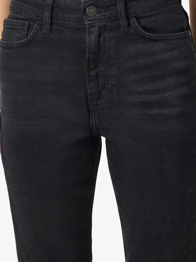 Noisy May Jeans*NMMONI HW ST ANK BLACK JEANS FWD FNOOS Black Denim