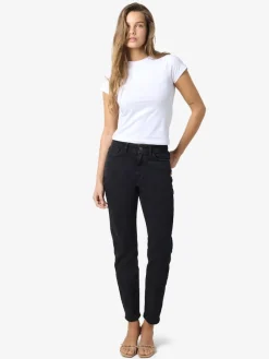 Noisy May Jeans*NMMONI HW ST ANK BLACK JEANS FWD FNOOS Black Denim