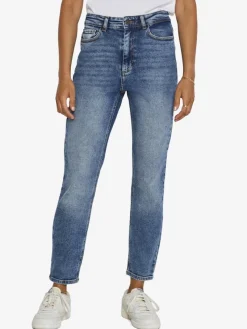 Noisy May Jeans*NMMONI HW STRAGHT ANK JEANS AZ221DB NOOS Dark Blue Denim