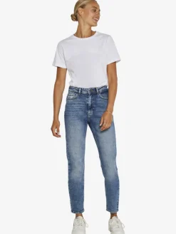 Noisy May Jeans*NMMONI HW STRAGHT ANK JEANS AZ221DB NOOS Dark Blue Denim