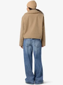 Noisy May Jacken*NMNATI CROP TEDDY JACKET FWD NOOS birch