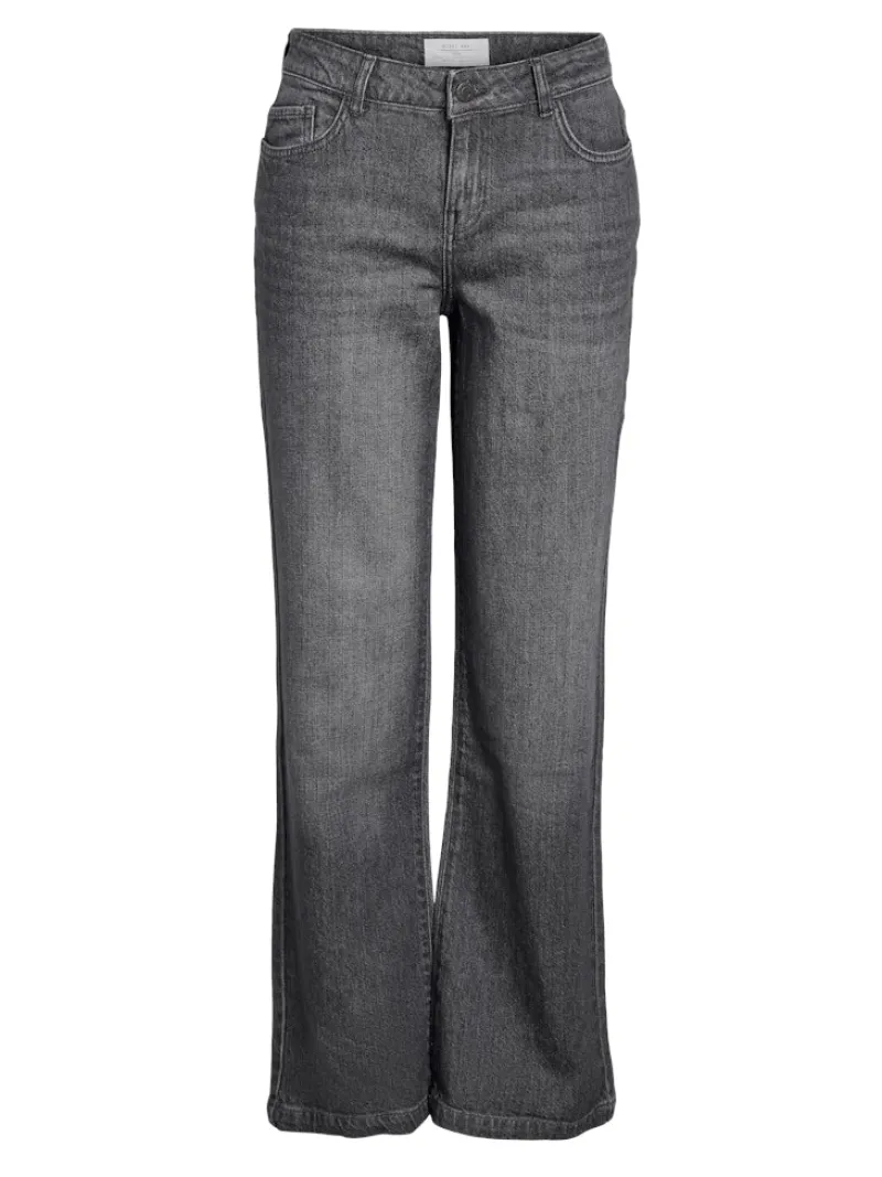 Noisy May Jeans*NMNILA LW WIDE JEANS AZ421DG NOOS Dark Grey Denim