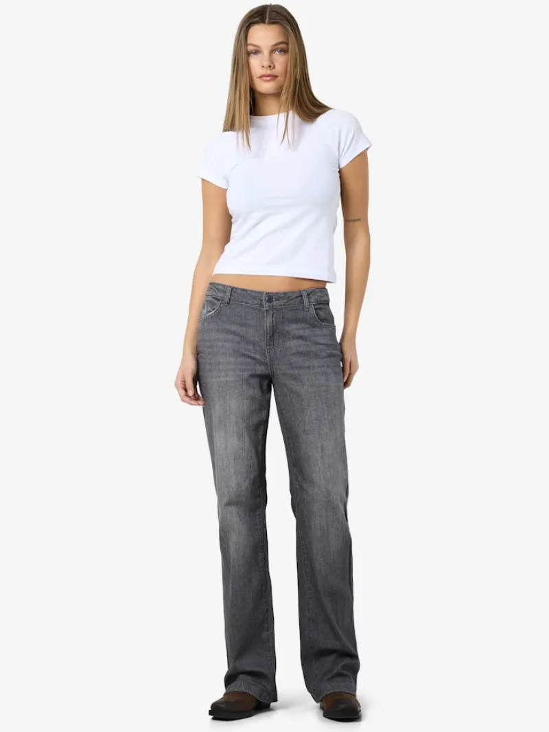 Noisy May Jeans*NMNILA LW WIDE JEANS AZ421DG NOOS Dark Grey Denim