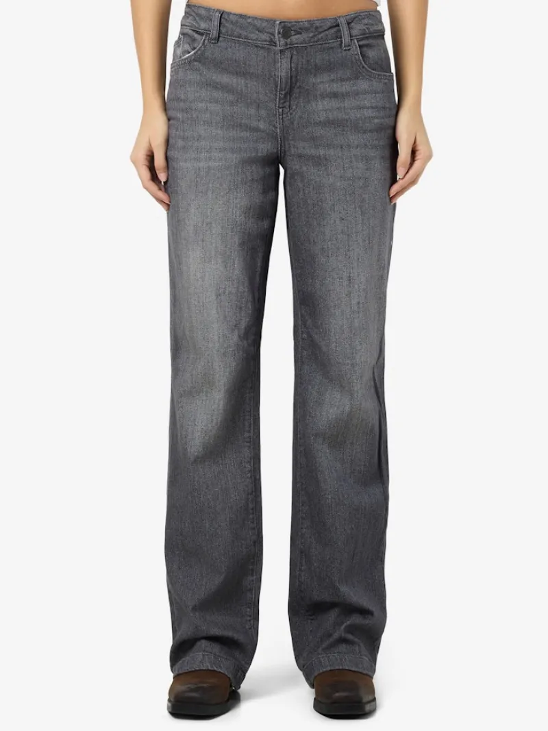 Noisy May Jeans*NMNILA LW WIDE JEANS AZ421DG NOOS Dark Grey Denim