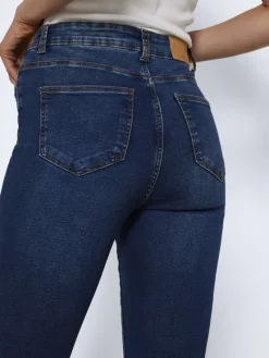 Noisy May Jeans*NMSALLIE HW FLARE JEAN VI021MB FWD NOOS Medium Blue Denim