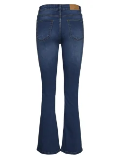Noisy May Jeans*NMSALLIE HW FLARE JEAN VI021MB FWD NOOS Medium Blue Denim