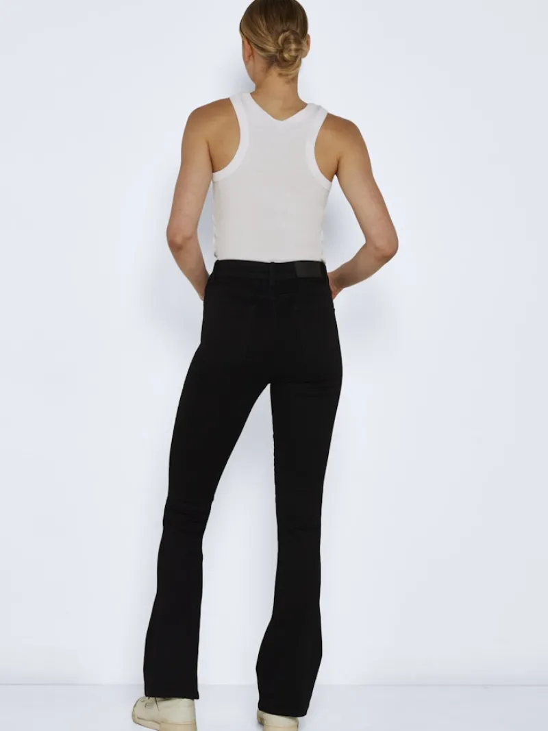 Noisy May Jeans*NMSALLIE HW SK FLARED VI023BL FWD NOOS Black