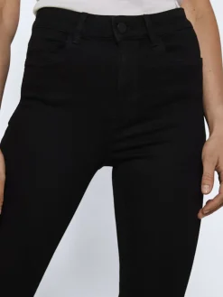 Noisy May Jeans*NMSALLIE HW SK FLARED VI023BL FWD NOOS Black