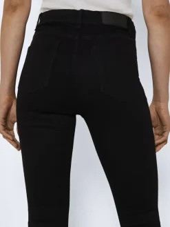 Noisy May Jeans*NMSALLIE HW SK FLARED VI023BL FWD NOOS Black