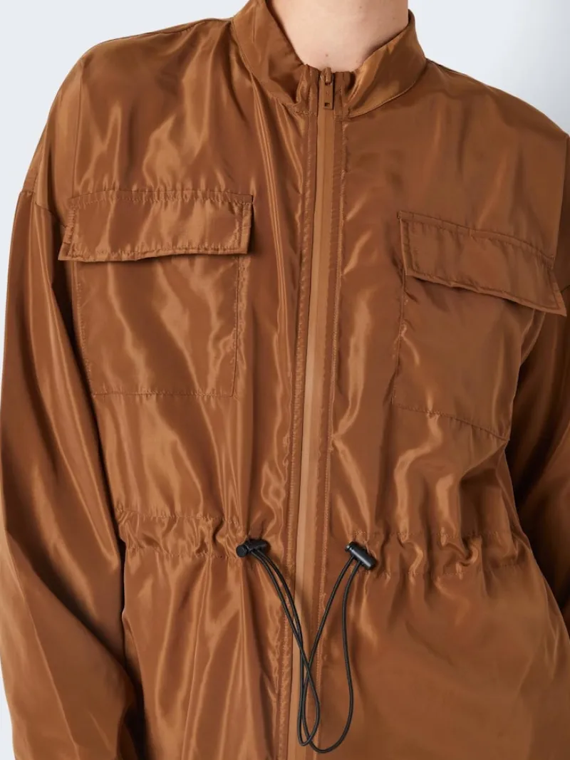 Noisy May Jacken*NMSKY L/S STRING LONG JACKET FWD NOOS rubber