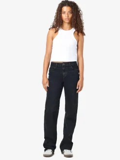 Noisy May Jeans*NMYOLANDA MW WIDE STR BLACK NOOS Black Denim