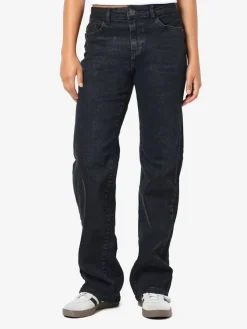 Noisy May Jeans*NMYOLANDA MW WIDE STR BLACK NOOS Black Denim