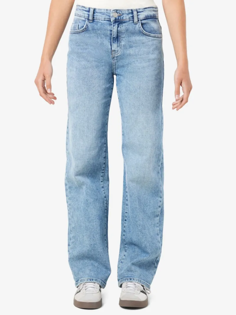 Noisy May Jeans*NMYOLANDA NW WIDE JEANS AZ236LB FWD NOOS Light Blue Denim