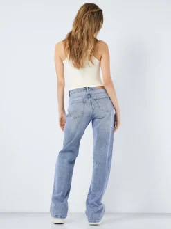 Noisy May Jeans*NMYOLANDA NW WIDE JEANS AZ236LB FWD NOOS Light Blue Denim
