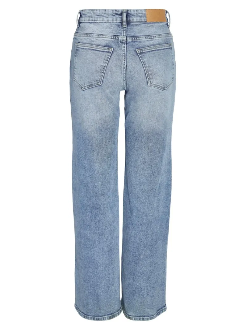 Noisy May Jeans*NMYOLANDA NW WIDE JEANS AZ236LB FWD NOOS Light Blue Denim