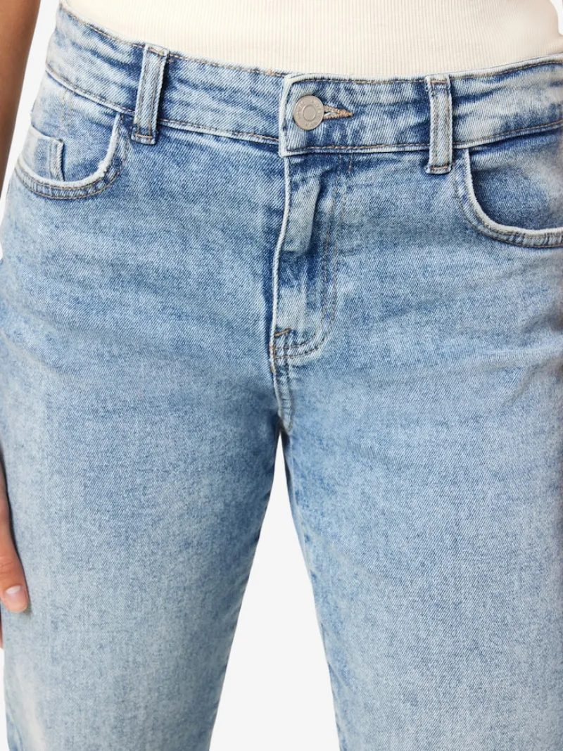 Noisy May Jeans*NMYOLANDA NW WIDE JEANS AZ236LB FWD NOOS Light Blue Denim